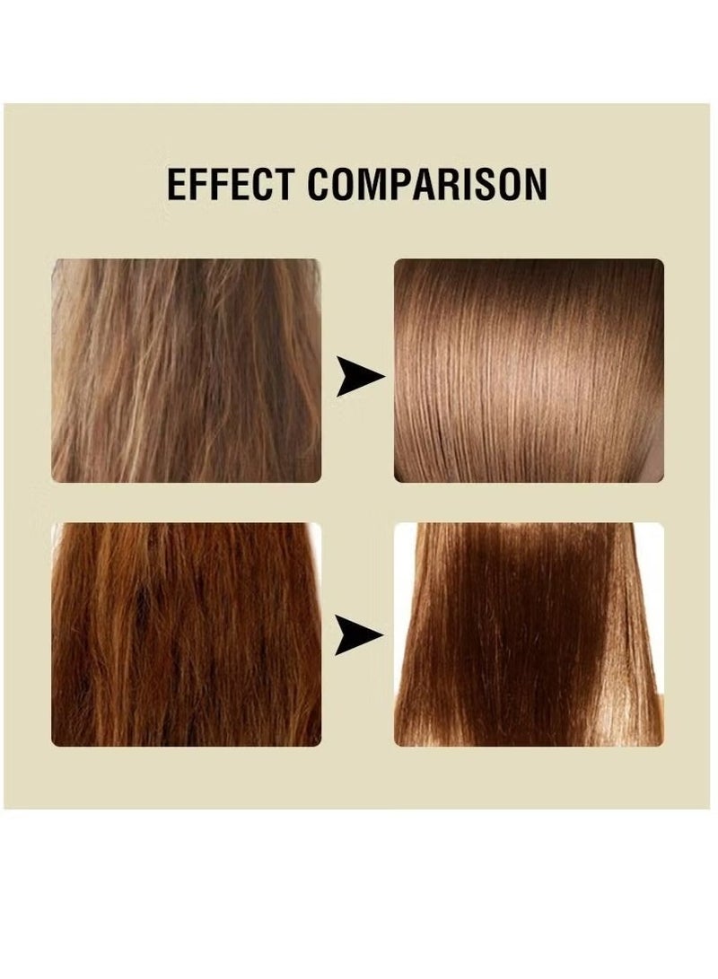 PURE Magical Hair Treatment Mask 120 ml 5 Seconds Repairs Damage Hair Hair Deep Conditioner Roots Treatment Return Bouncy Restore Elasticity Advanced Keratin Hair Care Conditioning Essence - Image 5