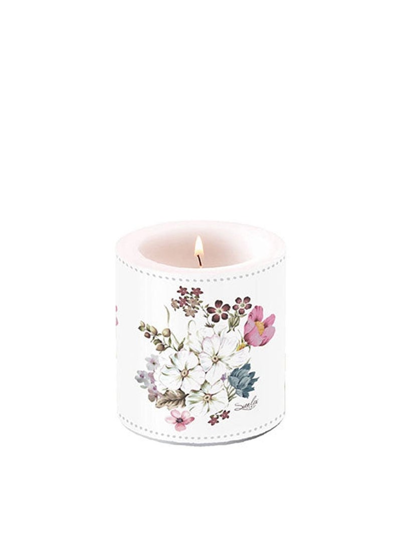 Ambiente - Ambiente Mea Flowers Candle, Small - Image 1