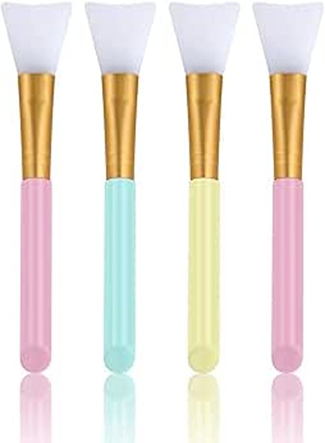 4 Pieces Silicone Flexible Face Brushes for Applying Sleeping Mask