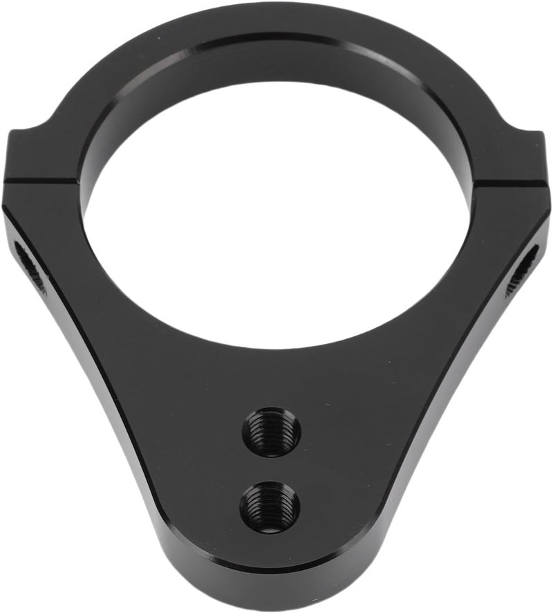 Steering Damper Bracket Fork Clamp, CNC Aluminum Alloy, 60mm Motorcycle Fit - Shock Absorbing Design, Durable Anodized Finish, Universal Compatibility (Black) - Image 5