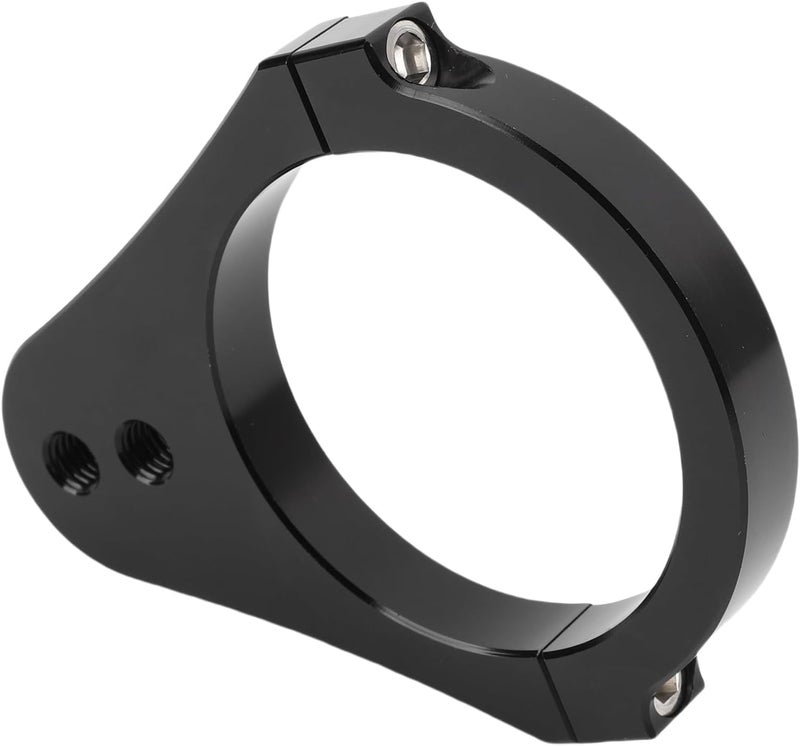Steering Damper Bracket Fork Clamp, CNC Aluminum Alloy, 60mm Motorcycle Fit - Shock Absorbing Design, Durable Anodized Finish, Universal Compatibility (Black) - Image 4