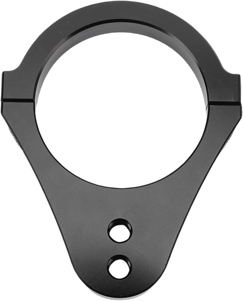 Steering Damper Bracket Fork Clamp, CNC Aluminum Alloy, 60mm Motorcycle Fit - Shock Absorbing Design, Durable Anodized Finish, Universal Compatibility (Black) - Image 1