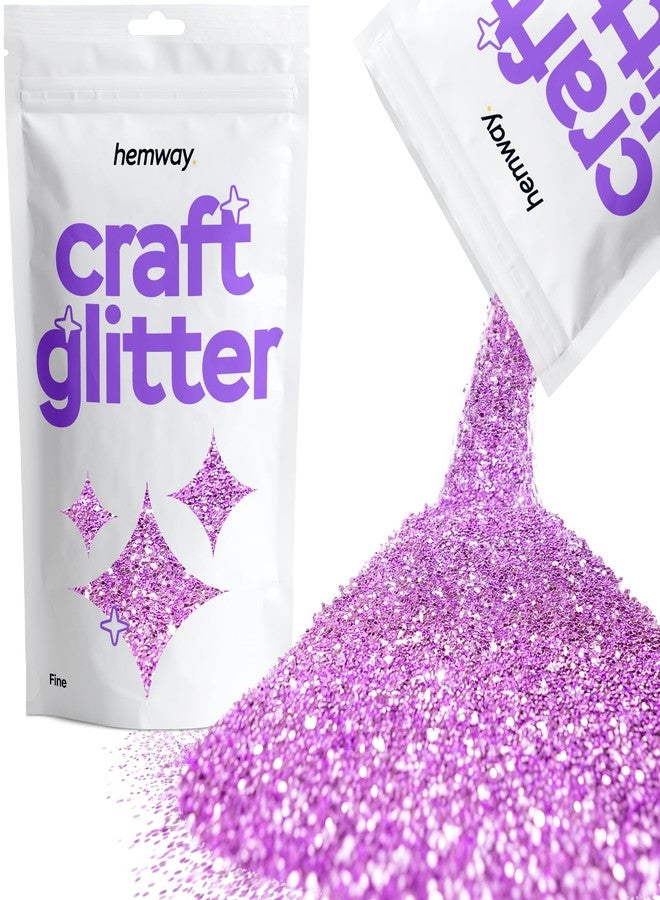 Hemway Craft Glitter - Lavender Purple | 100g Fine Metallic Sequin Flakes for Resin & Epoxy Crafts | Supplies for Autumn Décor, Bunting, Candle & Mask Decorating - Image 1