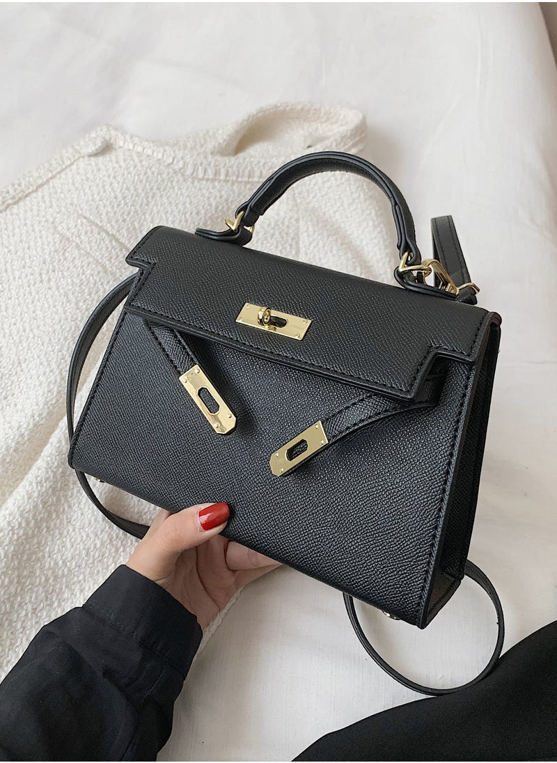 VIDSID VIDSID Women's PU Leather Satchel Handbag Crossbody Handbag Shoulder Bag Fashion Bag for Women（Black）  - Image 2