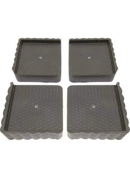 Pass Pass pass pass 4Pieces Almirah Wardrobe Refrigerator Furniture Washing Machine Stand Grey Black  - Image 2