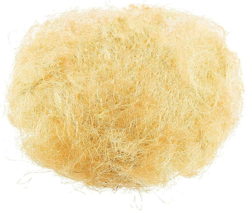 Abaodam Flexible Natural Jute Silk Filler Decor 3pcs, 30g Each, Wedding Box Filling Material for Wrapping and Bird Nest Craft Supplies - Image 1