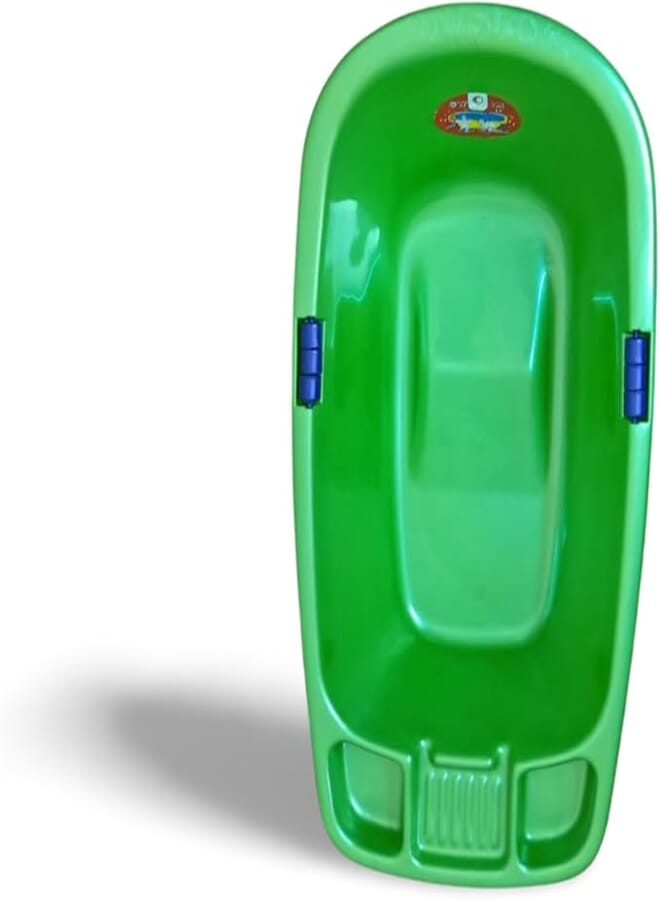 Baby Bath Tub - Comfortable and Safe Design - Green - Roll 