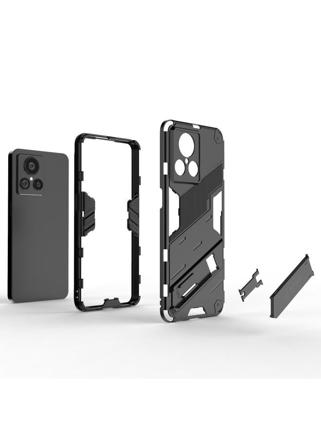 اس-توب جراب لهاتف Realme GT2 Explorer Master PC + جراب مقاوم للصدمات من مادة TPU مع حامل غير مرئي - Image 4