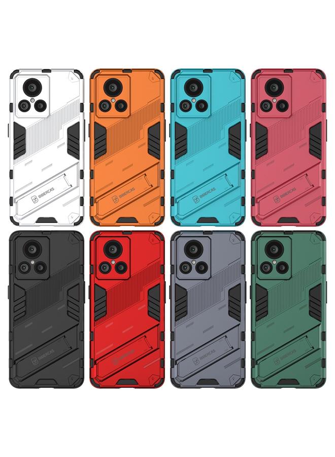 اس-توب جراب لهاتف Realme GT2 Explorer Master PC + جراب مقاوم للصدمات من مادة TPU مع حامل غير مرئي - Image 5