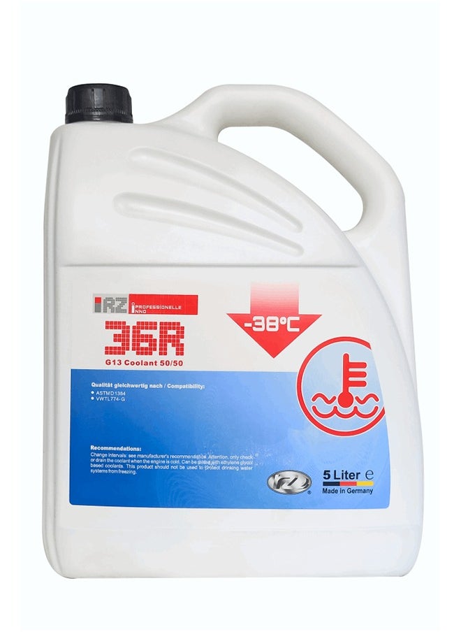RZoil RZoil RZ36R G13 50/50 Green Coolant 5L 