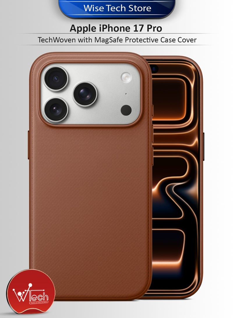 Wtech Apple iPhone 17 Pro 5G 2025 TechWoven with MagSafe Protective Case Cover (MCMPMN) - Sienna - Image 1