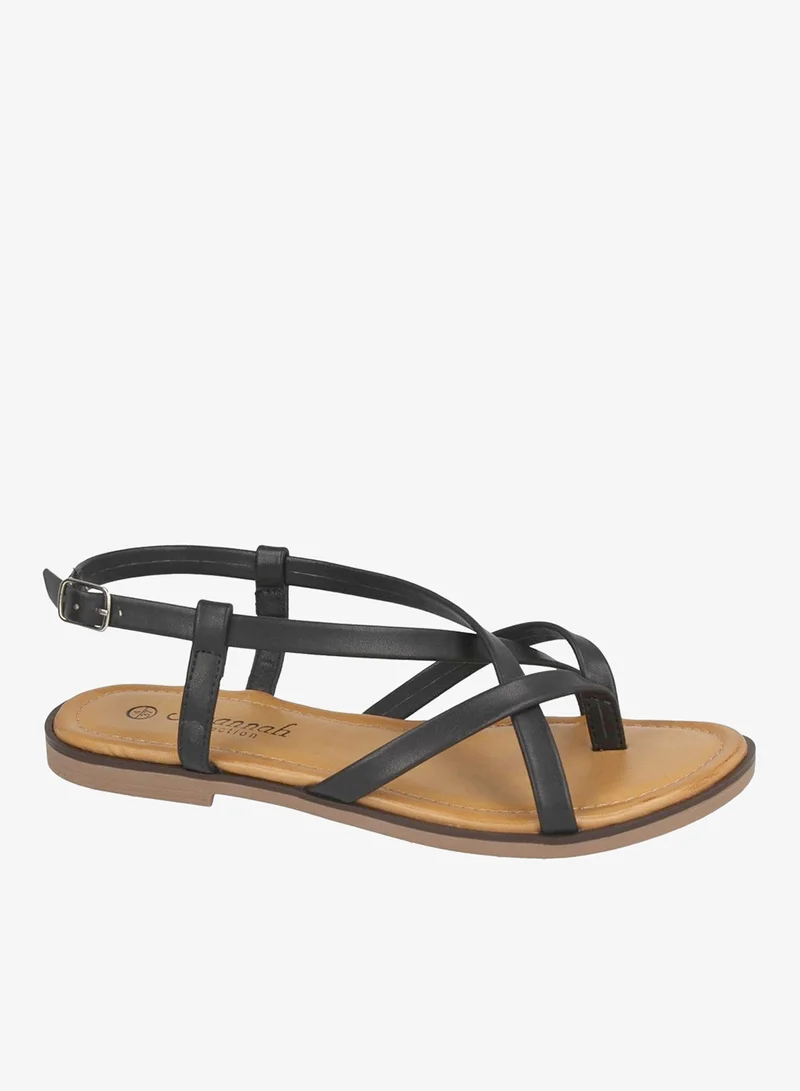 سافانا كولكشن صندل مسطح بأشرطة