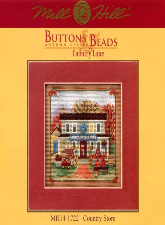 Mill Hill Country Store Beaded Counted Cross Stitch Kit Mill Hill 2017 Buttons & Beads Autumn MH141722 - Image 3