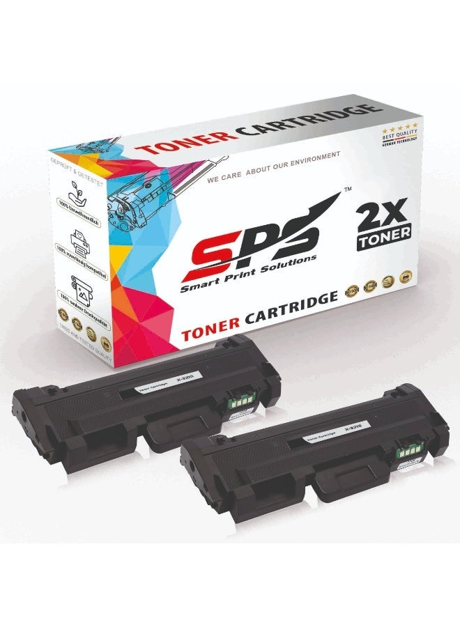 Smart Print Solutions SPS Compatible Toner Cartridges for Xerox - X3215 | 2x Black | Yield upto 3,000 Pages - Image 1