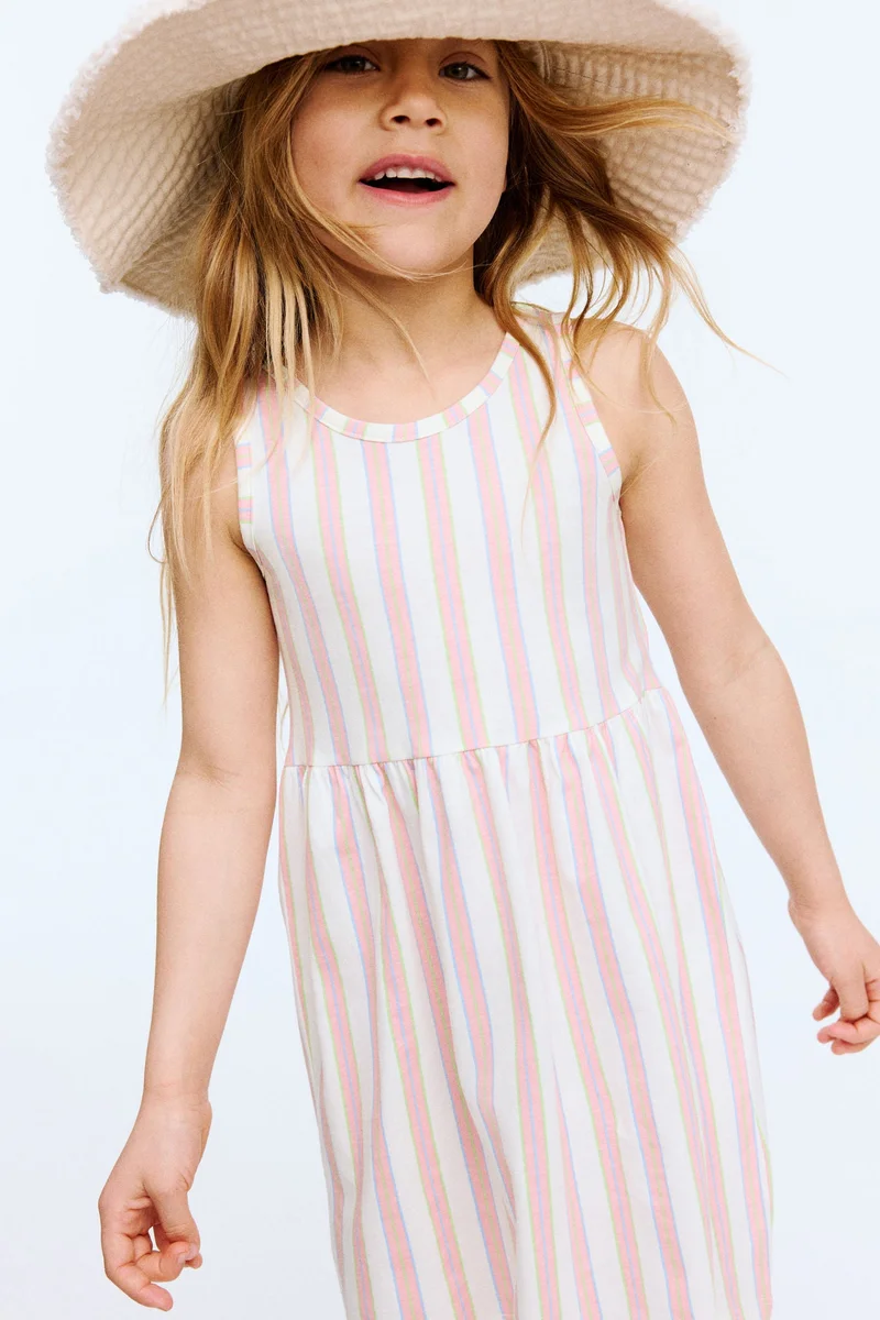 اتش اند ام Patterned cotton dress