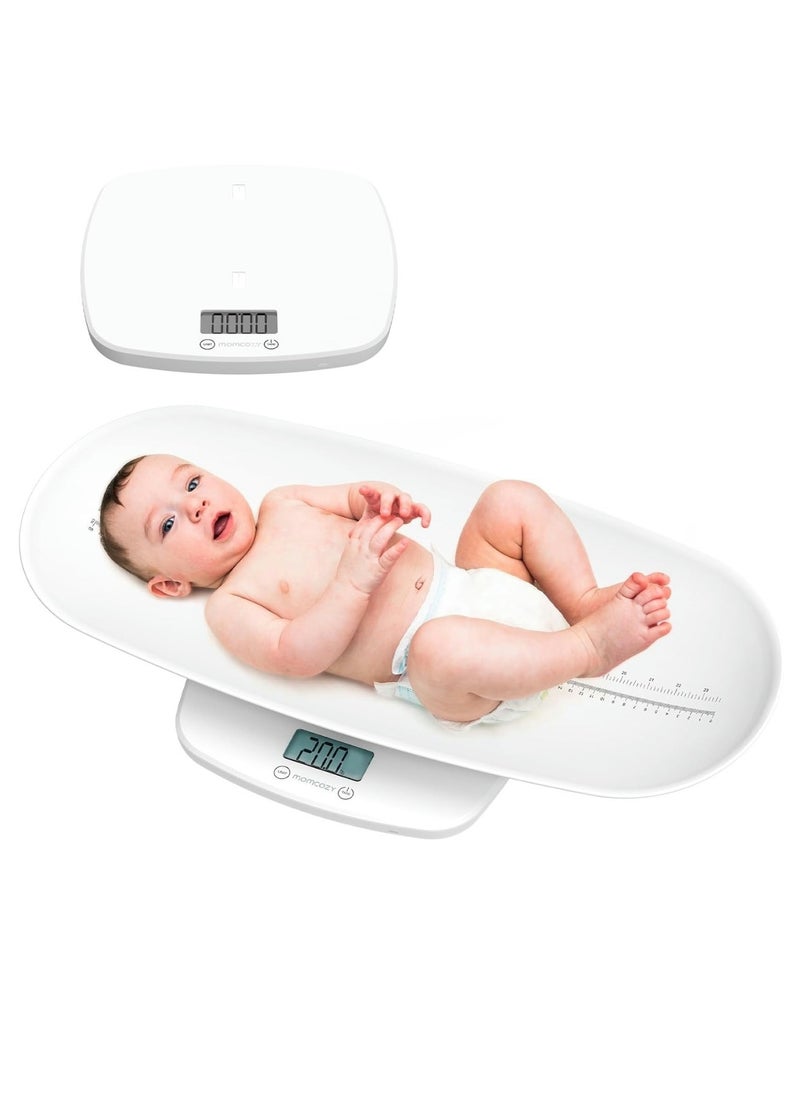 Momcozy - Multi-Functional Baby Scale for Toddler, Children, Pet, Adult, Removable Scales for Body Weight & Height Measurement, Perspectives Switch, 5 Units, Digital LED Screen, Auto-Off, Up to 330lb - Image 1