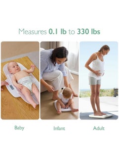 Momcozy Multi-Functional Baby Scale for Toddler, Children, Pet, Adult, Removable Scales for Body Weight & Height Measurement, Perspectives Switch, 5 Units, Digital LED Screen, Auto-Off, Up to 330lb  - Image 5