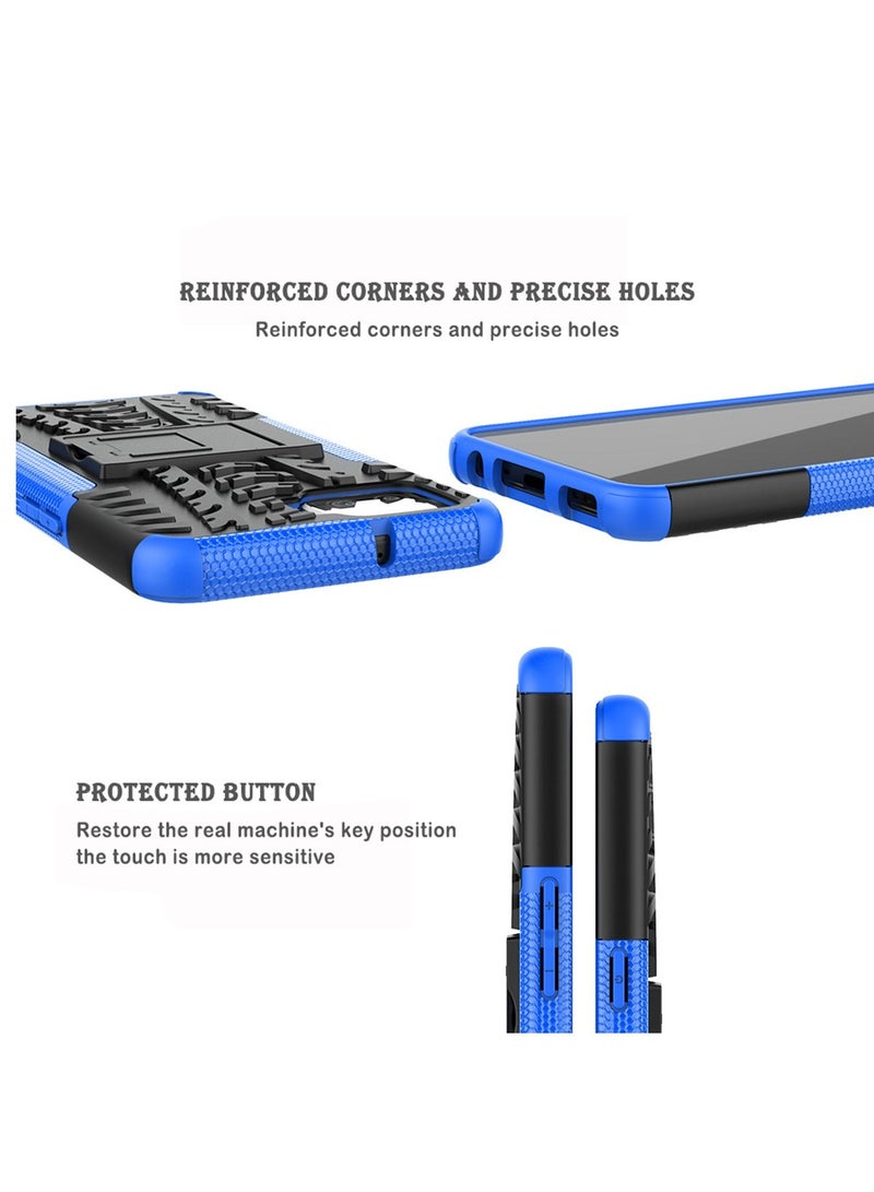 Y&D Case for Oppo A92 with Kickstand Hybrid Heavy Duty 2 in 1 Anti-Fall Protection Cover Hyun Pattern Design TPU Shockproof Phone Case Rugged Cell Stylish Appearance (Orang) - Image 5