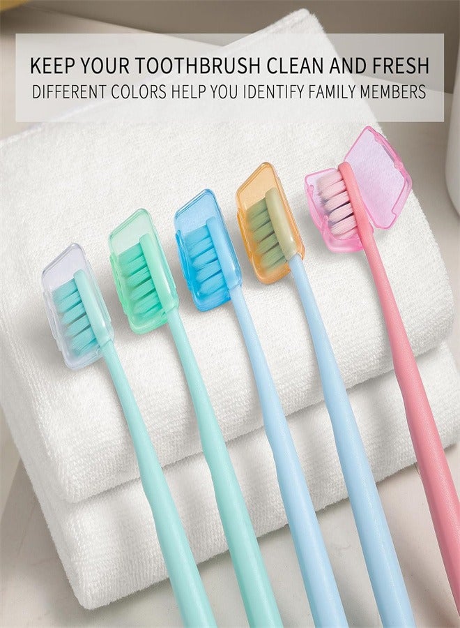 Travel Toothbrush Head Cover, 20pcs Portable Toothbrush Cover Caps Toothbrush Head Covers Tooth Brush Containers  for Travel, Home, Office and Hotel Use  - Image 3