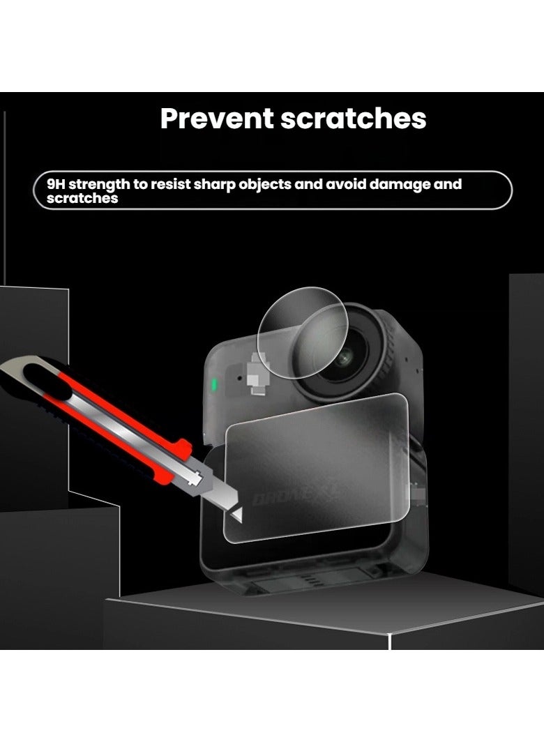 general Suitable for DJI Osmo Nano Tempered Film Kit Screen Tempered Film + Lens Soft Film All Round Protection - Image 3