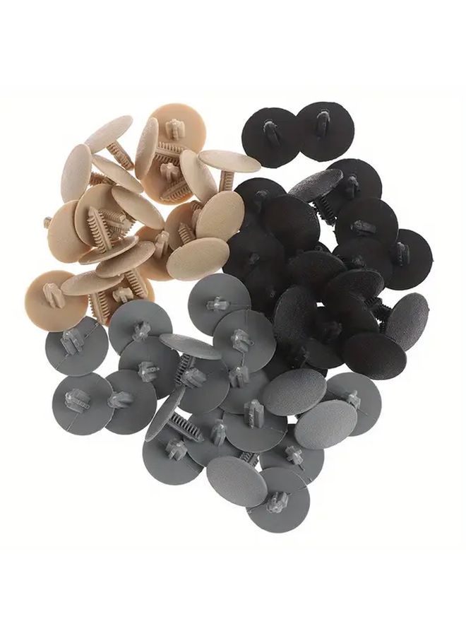20 Pcs Auto Roof Liner Fastener Retainer Rivet Trim Car Ceiling Cover Snaps Grey - Image 5