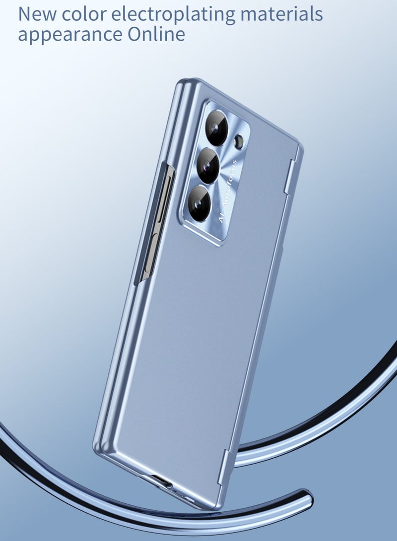 Case for Samsung Galaxy Z Fold 6, 4-in-1 Magnetic Hinge Protection Case with Lens Protection, S Pen Holder, and Screen Protector - Compatible with Samsung Galaxy Z Fold 6 5G - Image 2