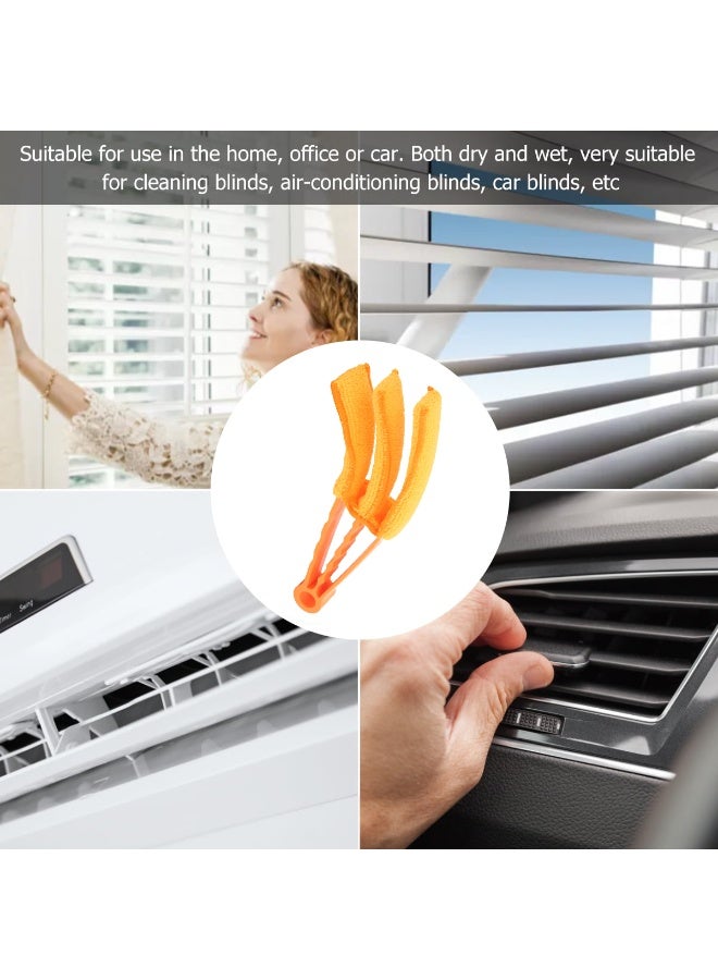 3-in-1 Window Blind Cleaning Brush Microfiber Duster Tool for AC Vent, Shutter, Car Air Vent Cleaner - Image 3