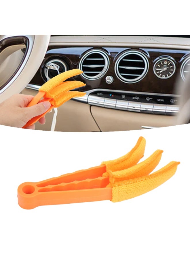 3-in-1 Window Blind Cleaning Brush Microfiber Duster Tool for AC Vent, Shutter, Car Air Vent Cleaner - Image 5