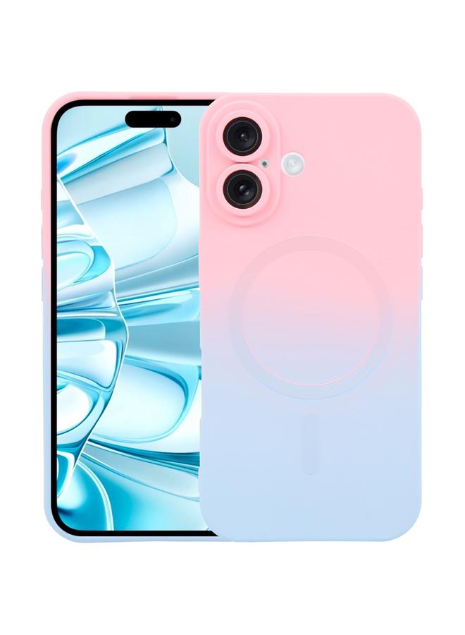 اس-توب جراب لهاتف iPhone 16 مصنوع من مادة TPU السائلة والسيليكون المتدرج اللون من MagSafe - Image 1