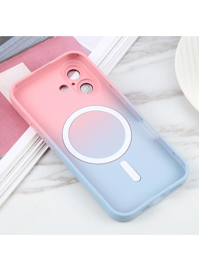 اس-توب جراب لهاتف iPhone 16 مصنوع من مادة TPU السائلة والسيليكون المتدرج اللون من MagSafe - Image 3