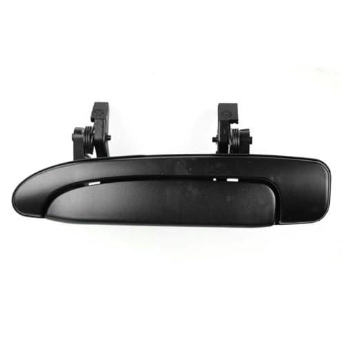 TRQ Rear Left Exterior Door Handle Black Driver Side Compatible with 1992-2011 Ford Crown Victoria Mercury Grand Marquis 2003-2004 Marauder - Image 1