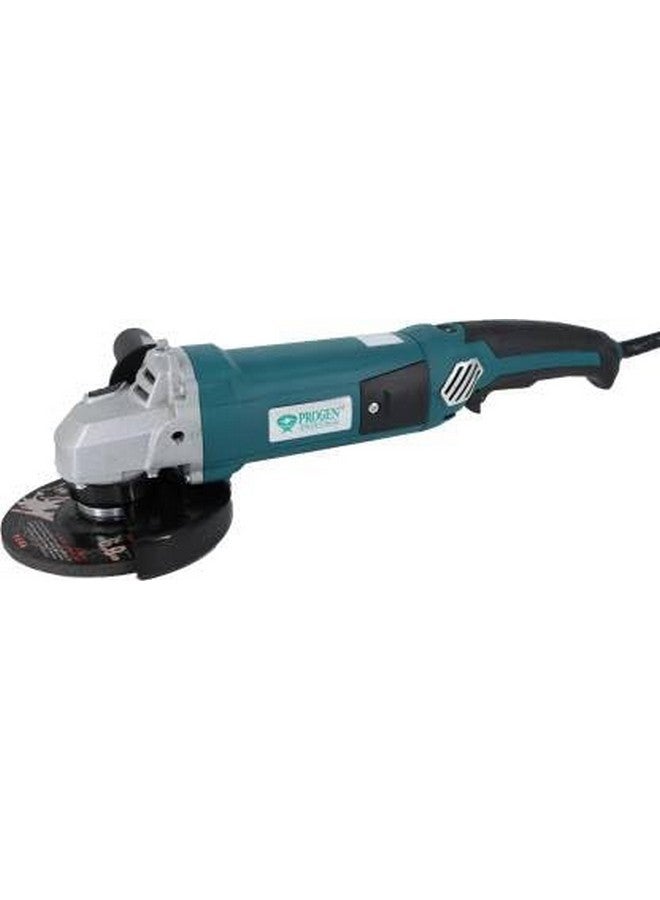 PROGEN 9105-NHG 1600W Professional 5"/125mm Angle Grinder - Ultimate Tool for Cutting, Grinding, Sharpening and Polishing (11000Rpm, HQB Bearings, Copper Armature, 3 Meter Cable) - Image 1