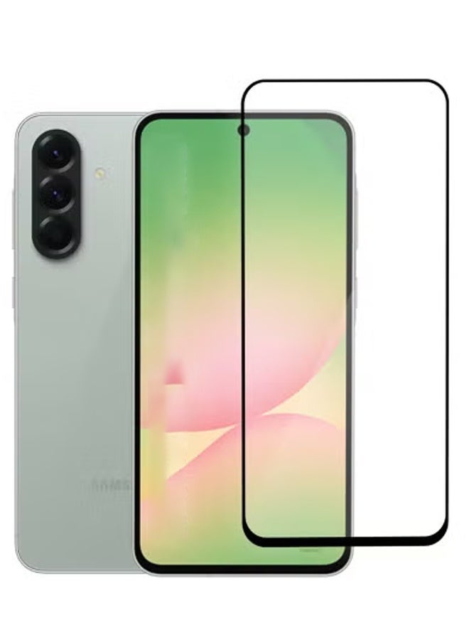 Raxoom Galaxy A56 6.7-Inch Tempered Glass Screen Protector | Full Coverage Edge-to-Edge Fit, 9H Hardness, HD Clarity, Anti-Fingerprint, Scratch Resistant, Bubble-Free Installation â€“ Premium Tempered Glass Film for Galaxy A56 Display Protection - Image 1