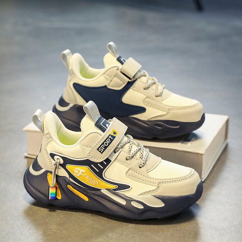 Boys' Sneaker 2023 New Winter Children'S Shoes Boys' Mesh Breathable Medium And Large Children - Image 3