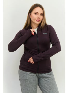 Women Sportswear Fit Long Sleeves Outdoor Hoodie, Dark Mauve - pzsku/Z42FC7C59081BF1EB235CZ/45/_/1740405908/1560aa3c-e338-4d34-a2dc-f9c4201073a9