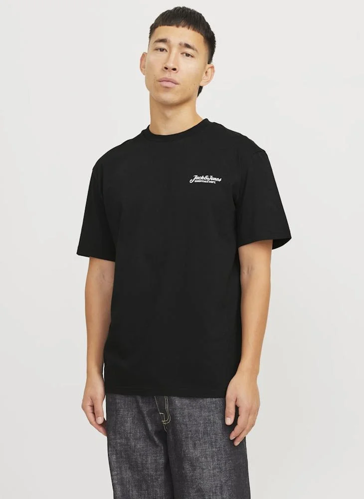 جاك اند جونز Jjbeau Beau Crew Neck T-Shirt