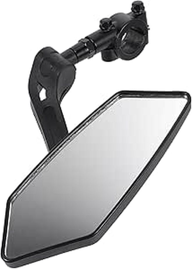 SUPVOX Bike Rearview Mirror Left Side for Mountain Bike HD Flat Reflective Lens Cycling Safety Accessory - Image 1