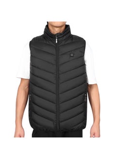 Thoraya Stand Collar Sleeveless Vest Back Intelligent Electric Heating Warm Jacket (L)  - Image 3