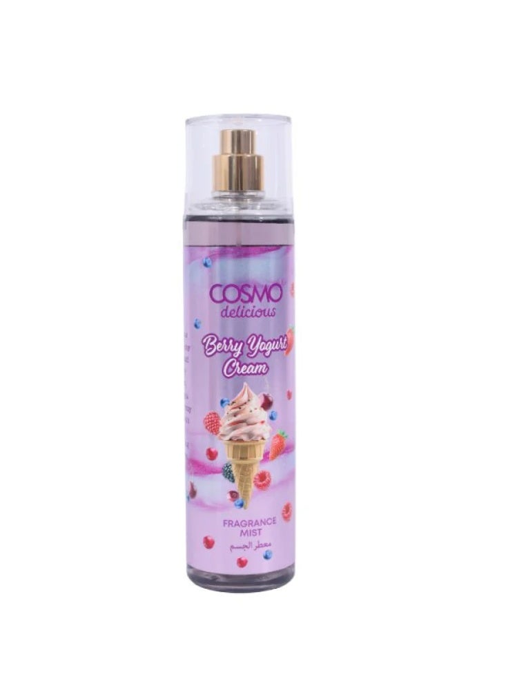 معطر الجسم برائحة كريمة التوت والزبادي - 250مل