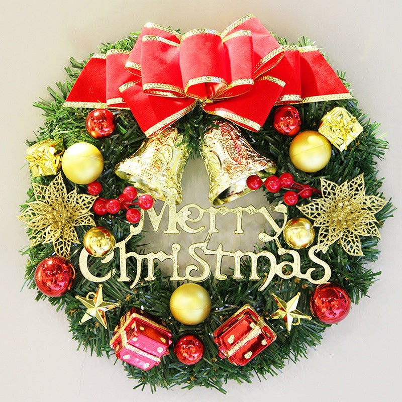 Christmas Decoration Door Pendant Hanging Rattan Ring Christmas Wreath 30Cm/40Cm/50Cm/60Cm El Shopping Mall Layout - Image 2