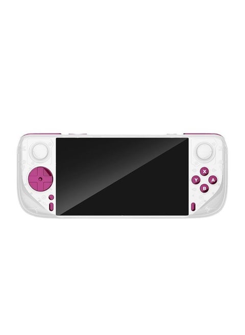 E6MAX Android Gaming Handheld A527 Performance Chip Eight-core 64-bit Touch Screen 4 32 Game Console-Model:Transparent White Body Memory 4+32 (without Card Or Game)
