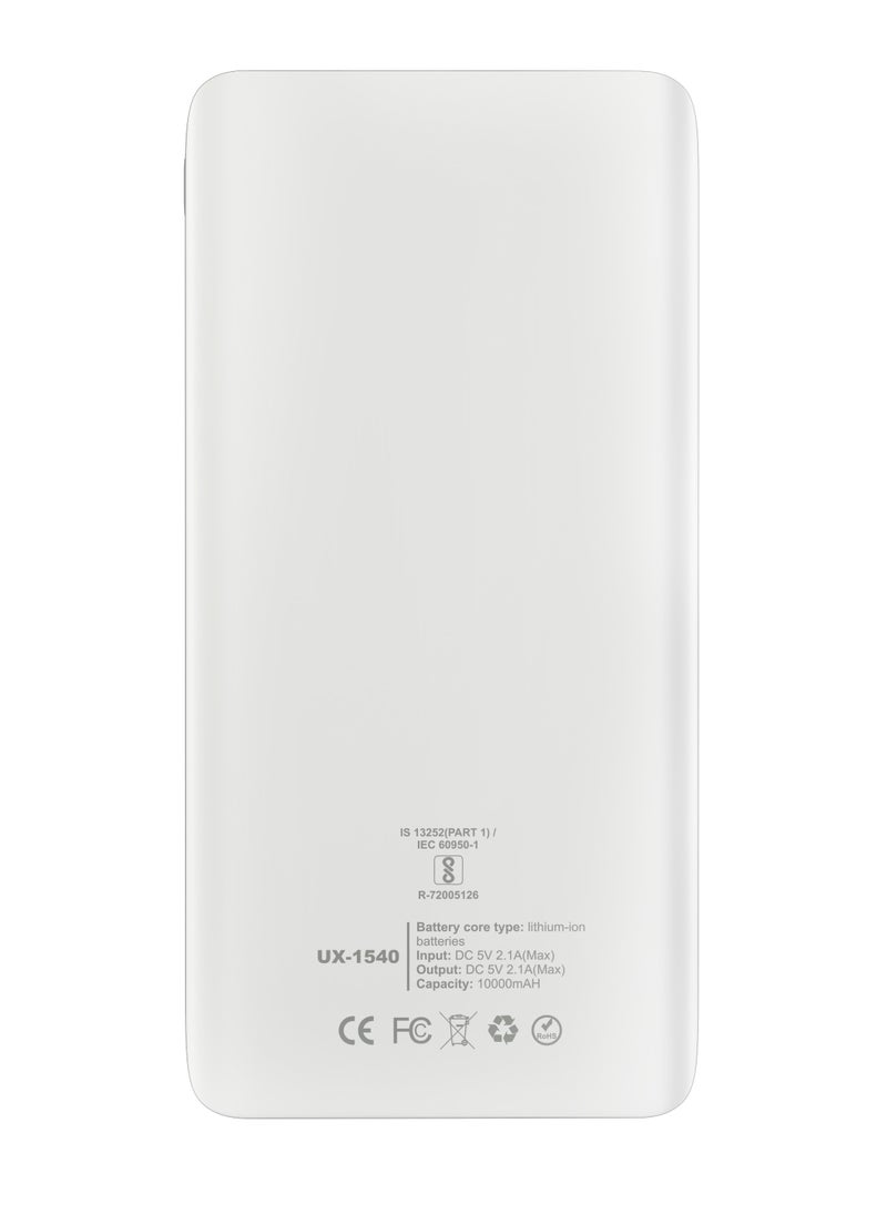 RADALIFESTYLE Power 9 Fast Charging Power Bank Quick-Charge 15W White  - Image 4