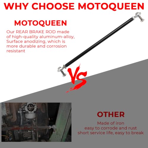 MOTOQUEEN Throttle Linkage Adjustable - Up to 11-3/4" Throttle Rod Ends Kit - Image 2