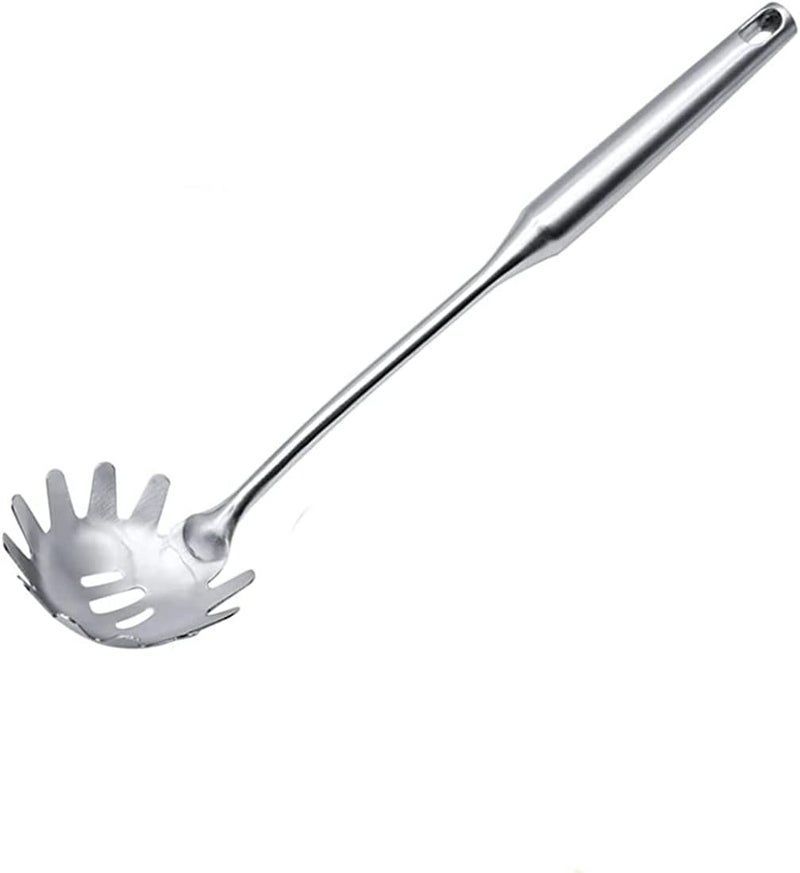 Beetoo Spaghetti Server Utensil, Pasta Server, Stainless Steel Pasta Spoon, Pasta Fork for Cooking Use - Image 1