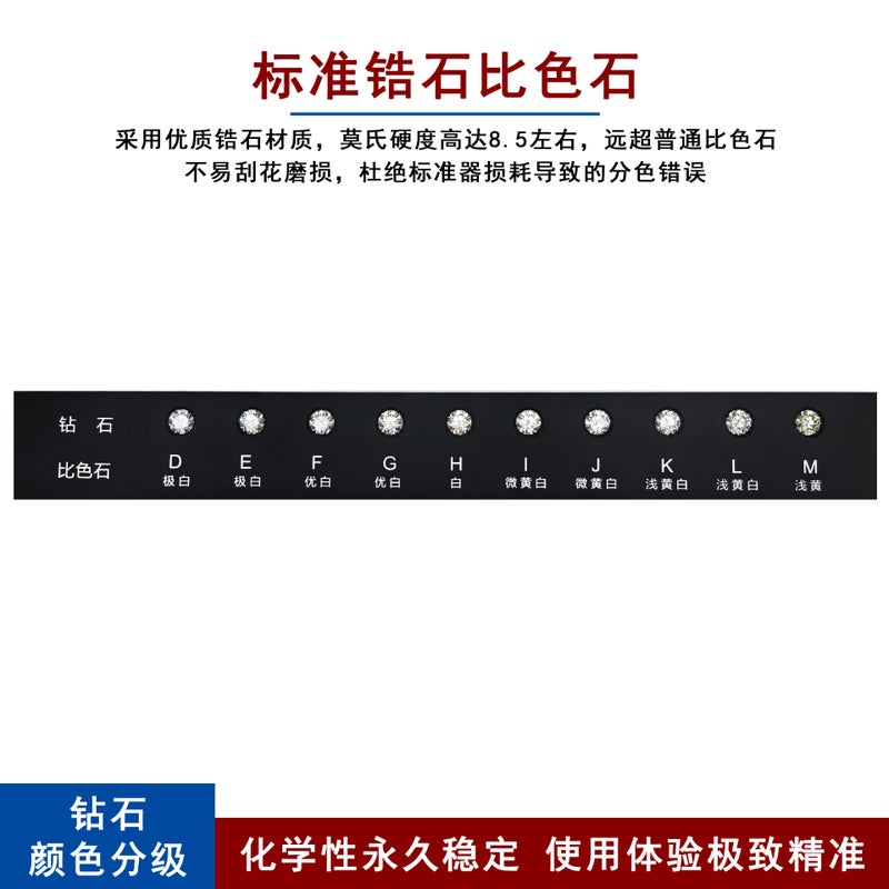 Standard Zircon Loose Diamond Color Comparison Stone Color Identification Diamond Grading Exam Reference Teaching Jewelry Classification Tool - Image 4