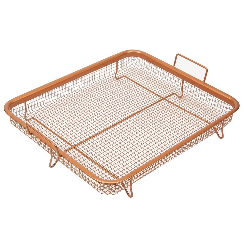 Copper Chef, 2-Piece Non-Stick Bakeware Set for Oven with Crisper Pan and Cookie Sheet, 13 x 9-Inch,N5O4RBL - Image 2
