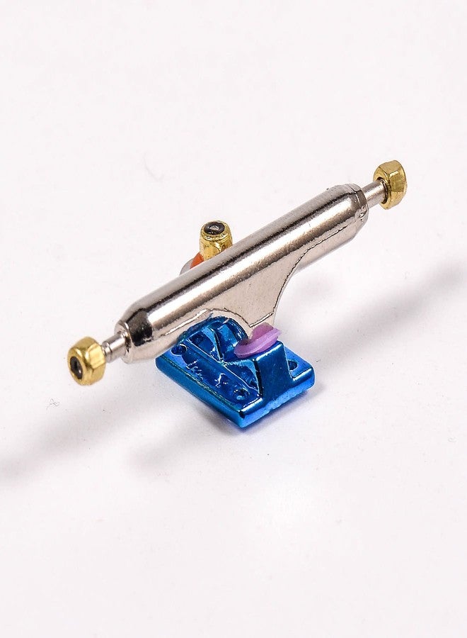 RACOFSB Fingerboard Trucks with Upgraded Urethane Bushings and Pivot Cup,34mm 32mm Width,Normal Kingpin (Blue, 34mm) - Image 3