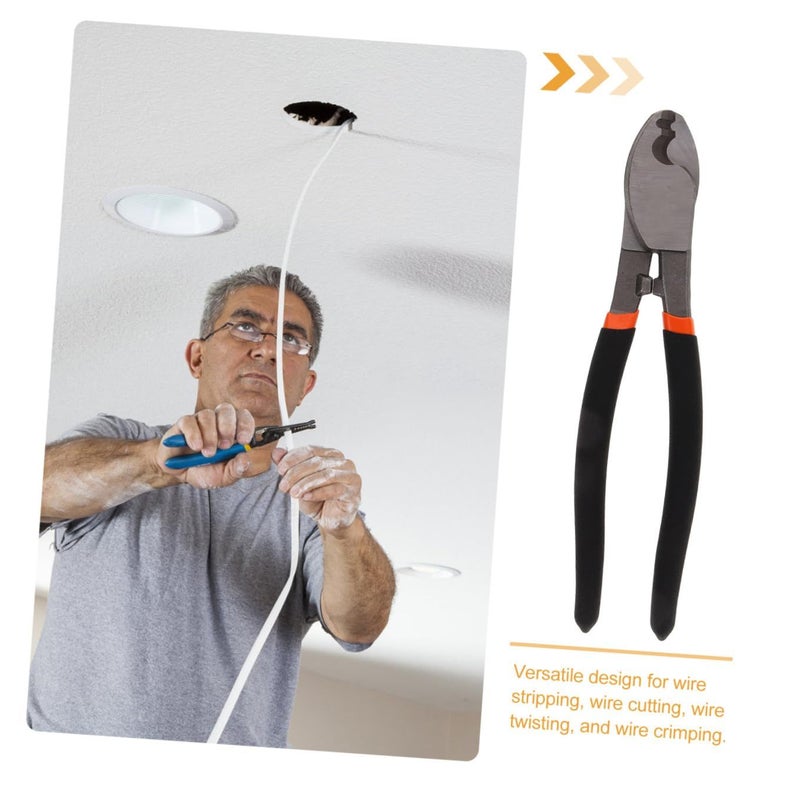 Professional Wire Stripper Cutter Tool Portable Electrical Cable Stripper for DIY Electricians - Image 4