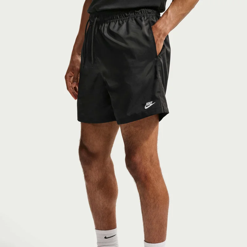 Nike Black Men's Club Woven Flow Shorts for Men | Best Price UAE