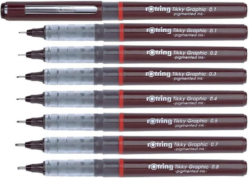 Rotring Tikky Graphic 0.5mm Technical Drawing Fiber Pen (1904756) - Image 2